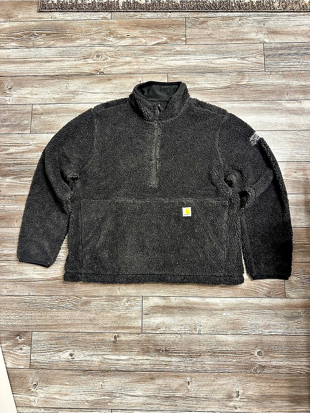 Carhartt Loose Fit Fleece Pullover Black Fleece Pullover Size Large